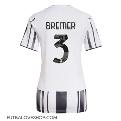 Dres Juventus Gleison Bremer #3 Domáci pre Ženy 2025-26 Krátky Rukáv